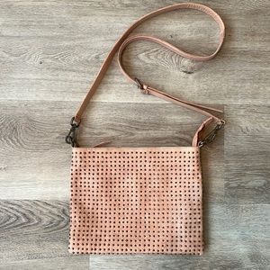 Platania made in Italy studded leather crossbody